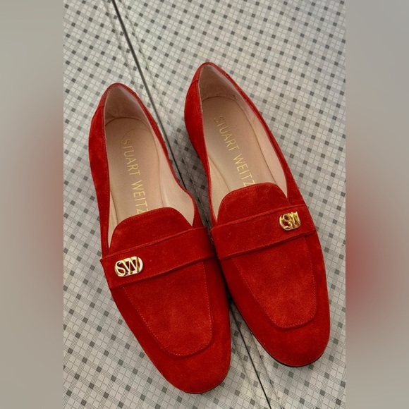 Stuart Weitzman Shoes - Stuart Weitzman Scarlet Suede Flats